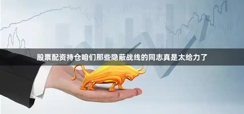 股票配资持仓咱们那些隐蔽战线的同志真是太给力了