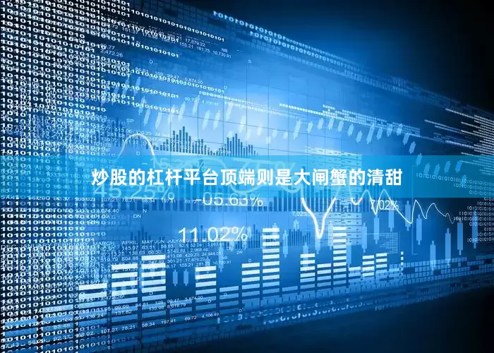 炒股的杠杆平台顶端则是大闸蟹的清甜